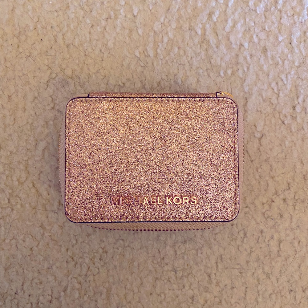 Authentic Michael Kors vitamin/ pill travel case
